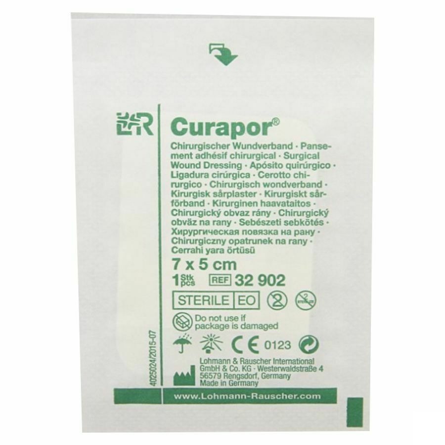 Curapor Verb Chirurg. Steriel 7cmx 5cm 5 32902