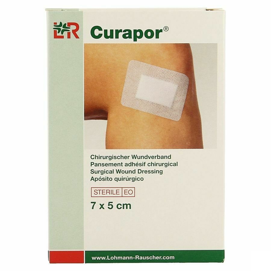 Curapor Verb Chirurg. Steriel 7cmx 5cm 5 32902