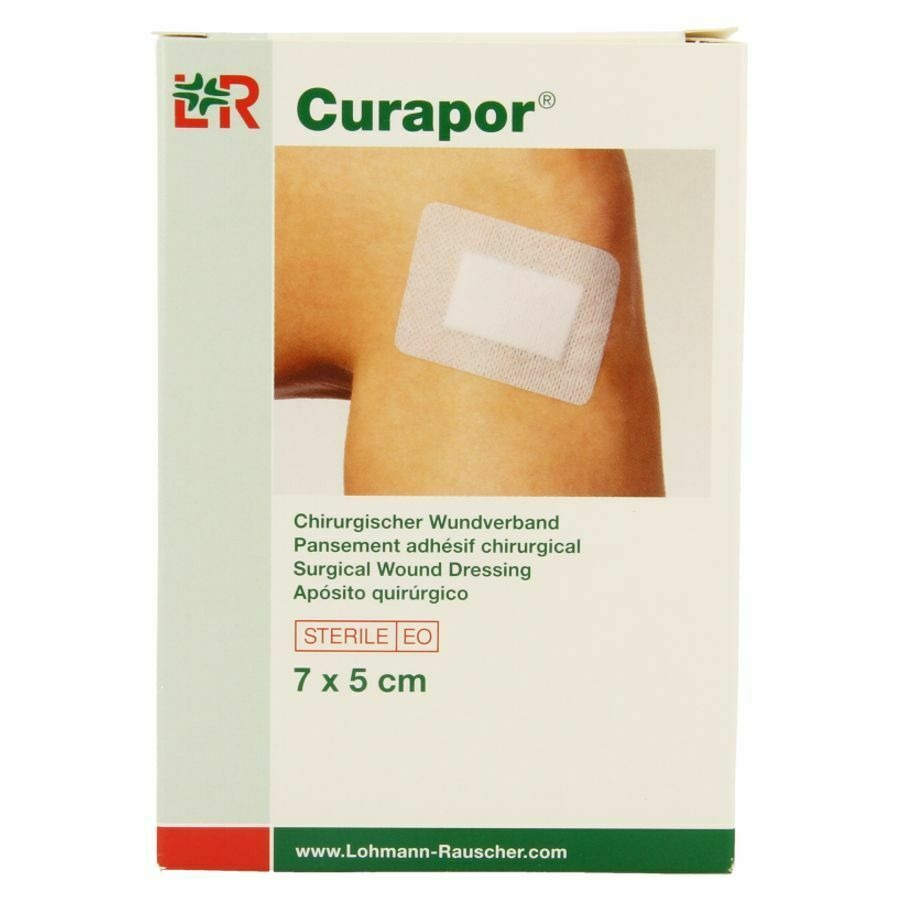 Curapor Verb Chirurg. Steriel 7cmx 5cm 5 32902