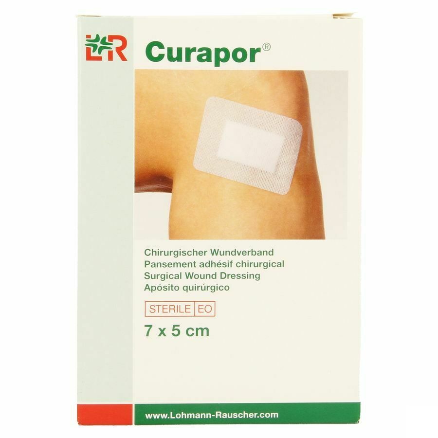 Curapor Verb Chirurg. Steriel 7cmx 5cm 5 32902