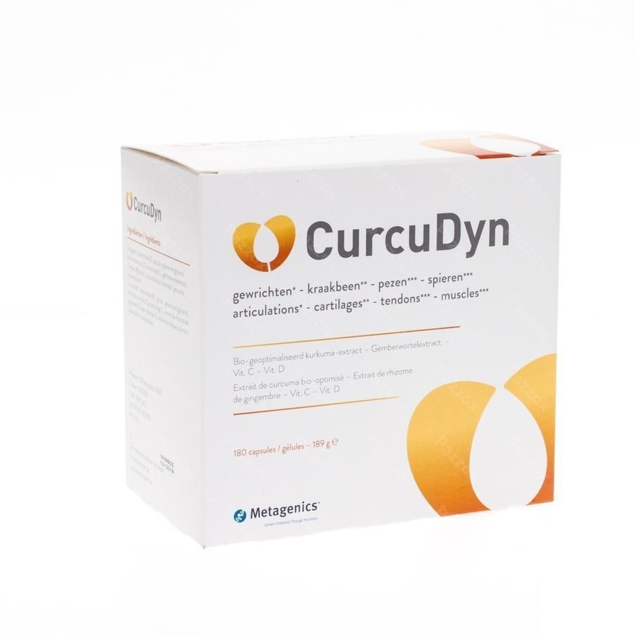 Metagenics Curcudyn Voedingssupplement Bewegingsstelsel 180 Capsules