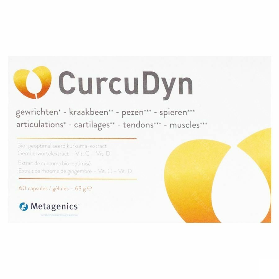 Metagenics Curcudyn Voedingssupplement Bewegingsstelsel 60 Capsules