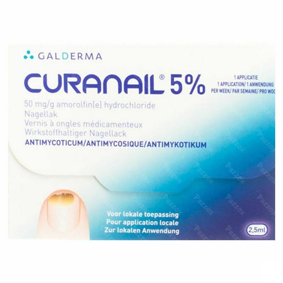 Curanail 5% Nagellak 2,5ml