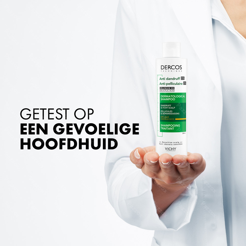 Vichy Dercos Anti Roos Shampoo Jeukende Hoofdhuid Droog Haar 200ml