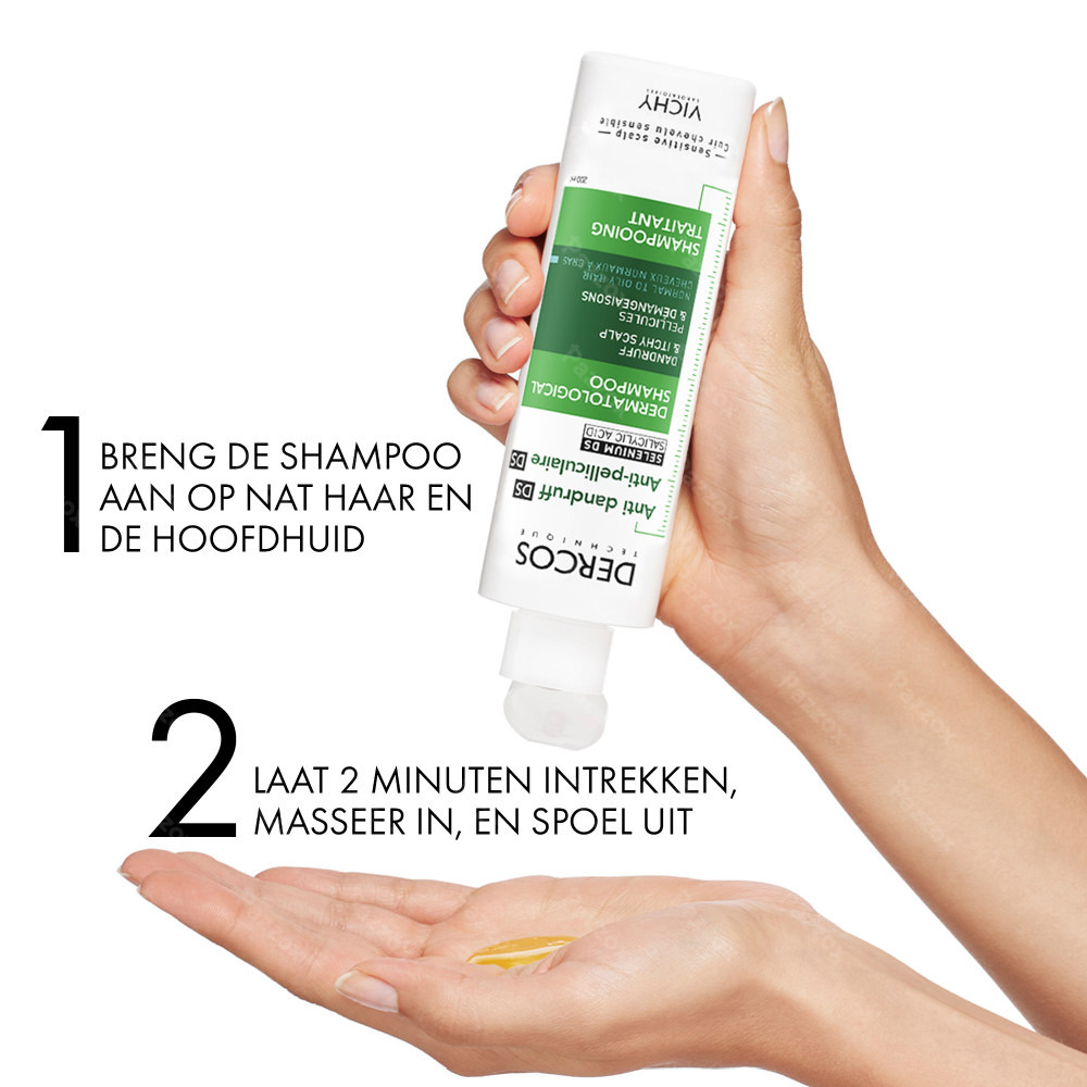 Vichy Dercos Anti-Roos Shampoo Normaal Tot Vet Haar 200ml