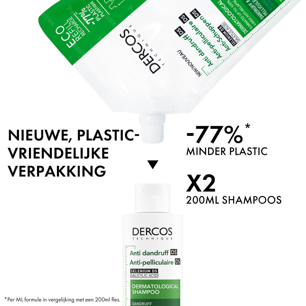 Vichy Dercos Anti-Roos Shampoo Normaal Tot Vet Haar 200ml