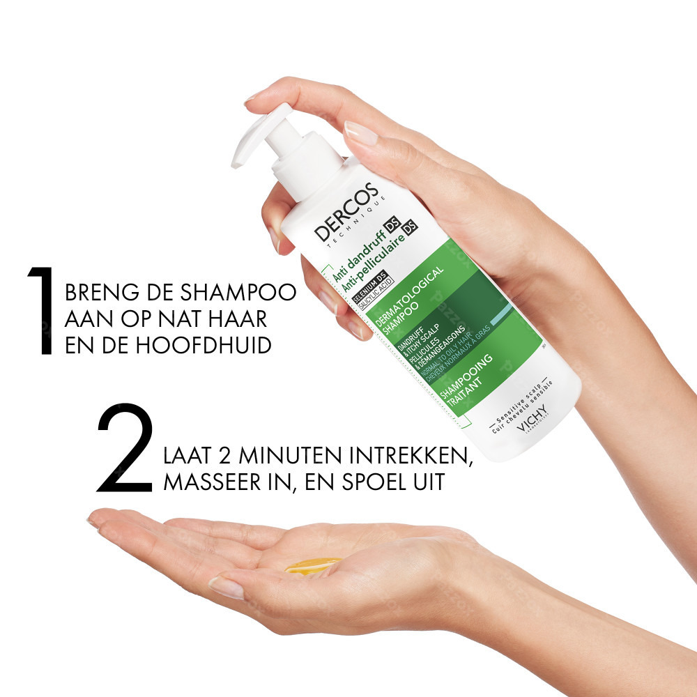 Vichy Dercos Anti-Roos Shampoo Normaal Tot Vet Haar 390ml
