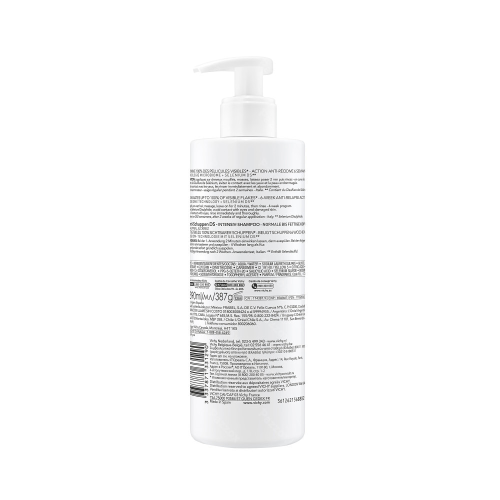 Vichy Dercos Anti-Roos Shampoo Normaal Tot Vet Haar 390ml