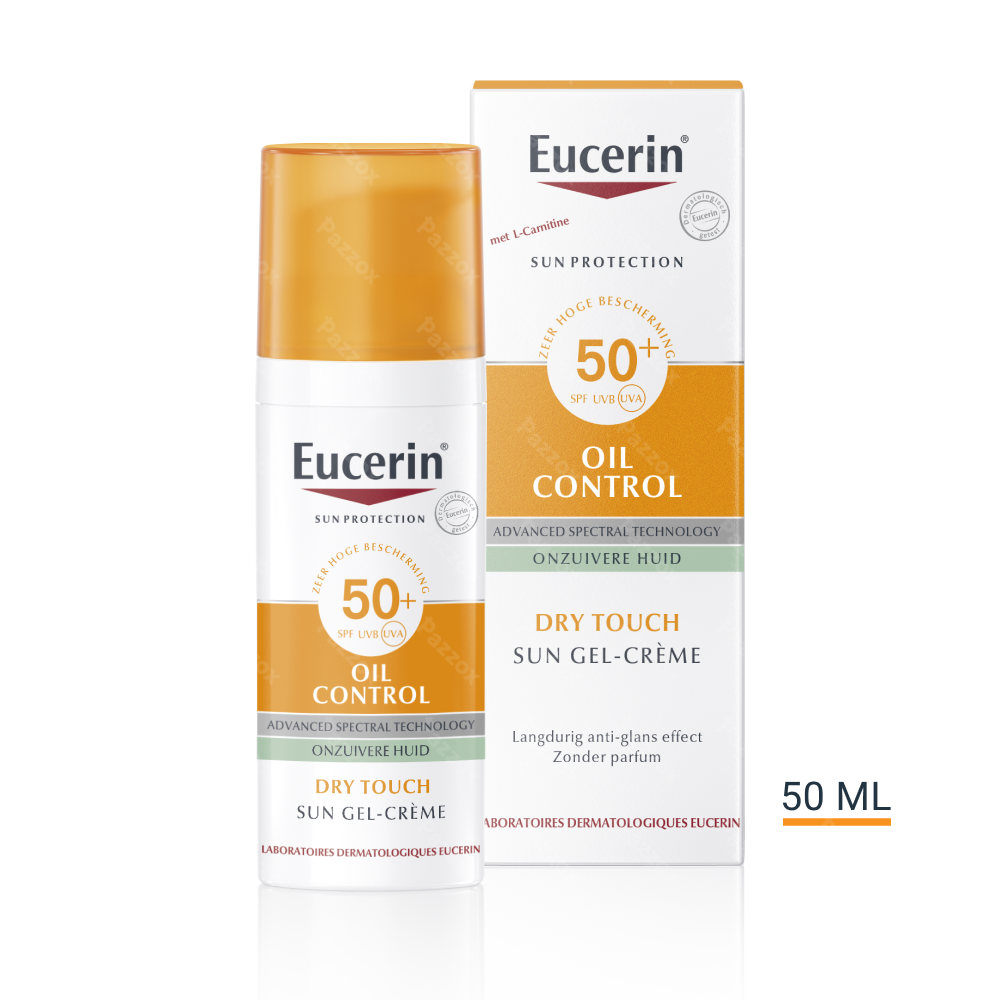 Eucerin Sun Oil Control Dry Touch Gel-Crème Onzuivere en Vette Huid SPF50+