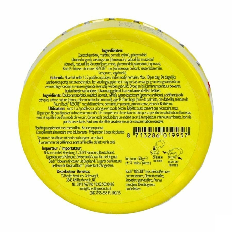 Bach Rescue Pastilles Citroen 50g
