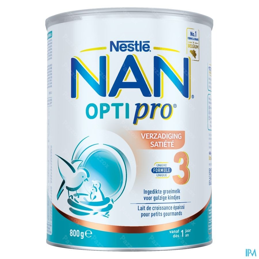 Nan Verzadiging 3 Groeimelk Baby 1+ Jaar 800g