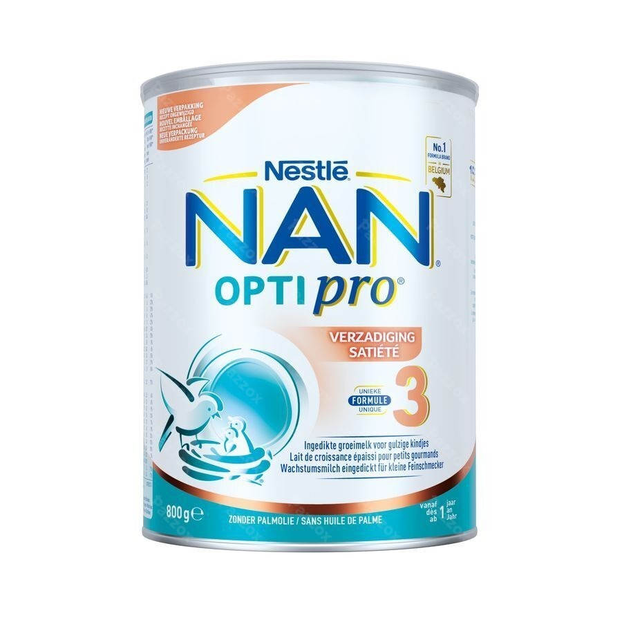Nan Verzadiging 3 Groeimelk Baby 1+ Jaar 800g
