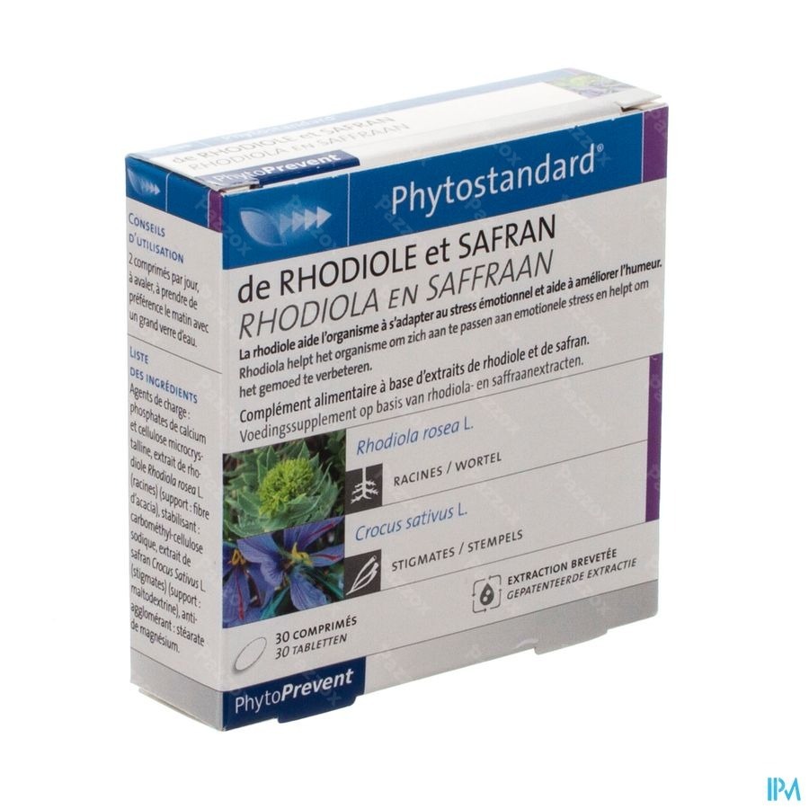 Phytostandard Rhodiola-saffraan Comp 30