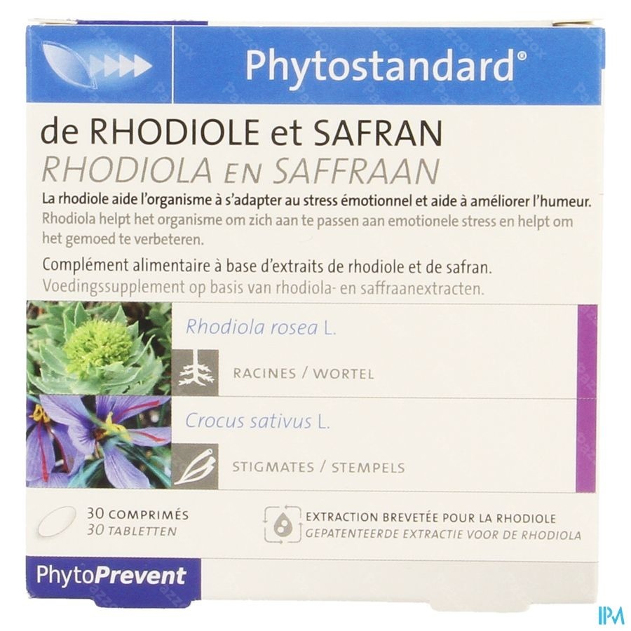 Phytostandard Rhodiola-saffraan Comp 30
