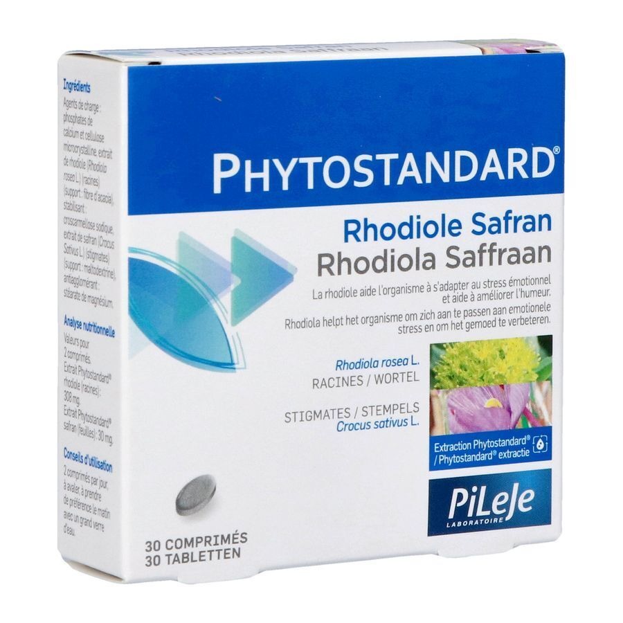 Phytostandard Rhodiola-saffraan Comp 30