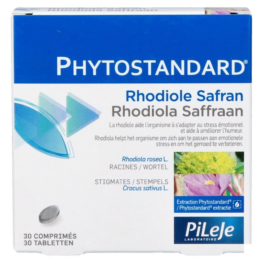 Phytostandard Rhodiola-saffraan Comp 30