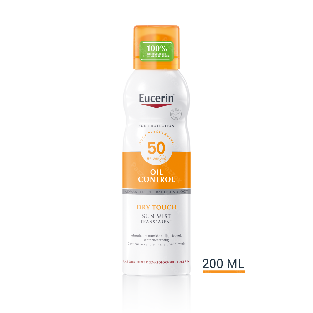 Eucerin Sun Oil Control SPF50 Dry Touch Mist Transparent 200ml