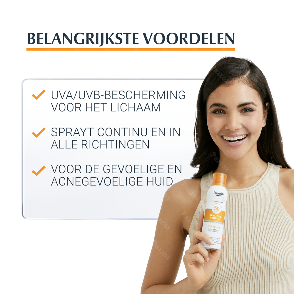 Eucerin Sun Oil Control SPF50 Dry Touch Mist Transparent 200ml