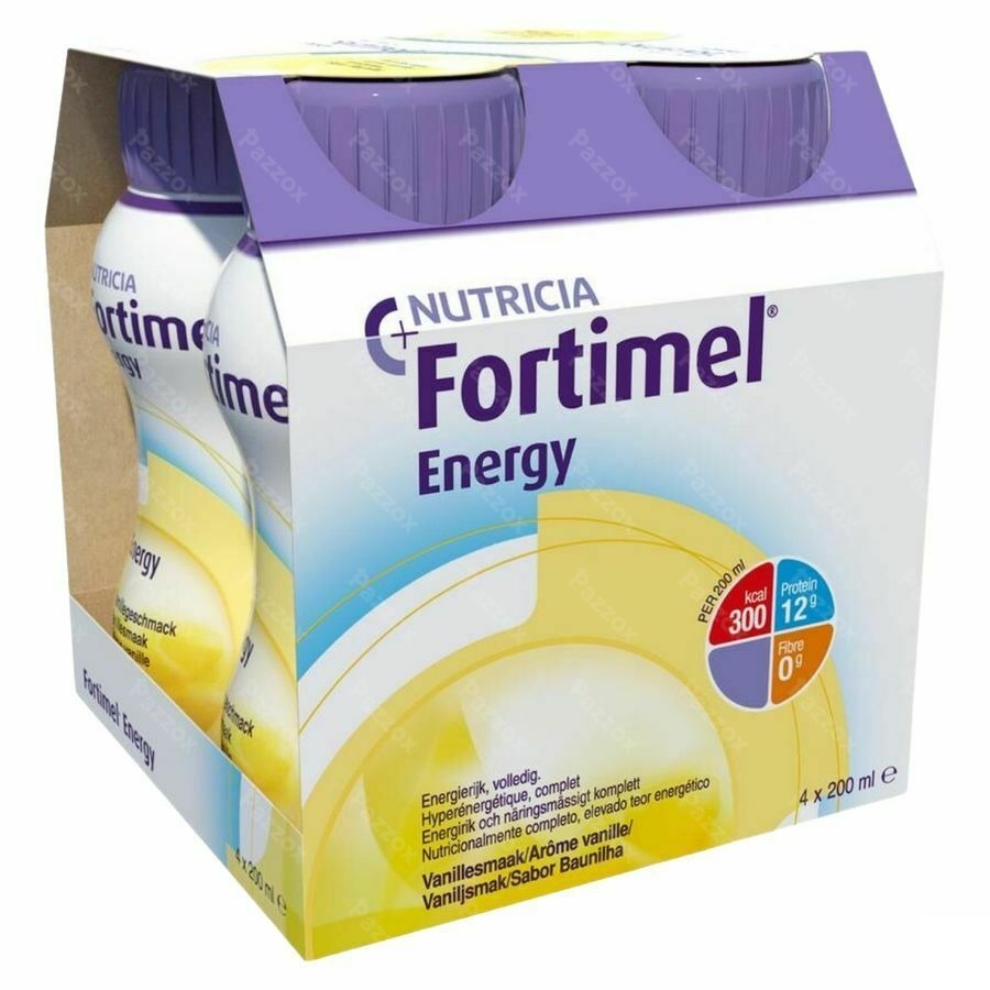 Fortimel Energy Banaan Flesjes 4x200ml
