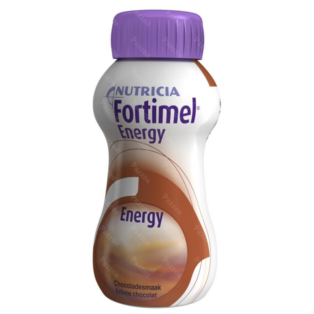 Fortimel Energy Chocolade Flesjes 4x200ml