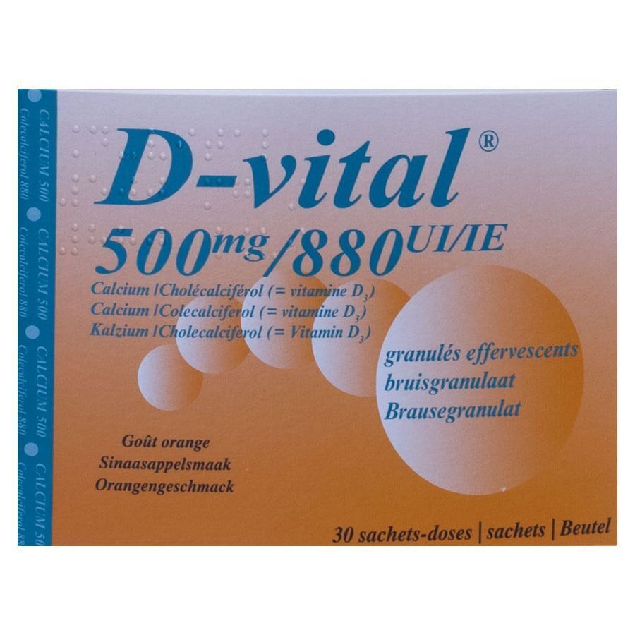 D-vital 500/880 Bruis Zakje 30