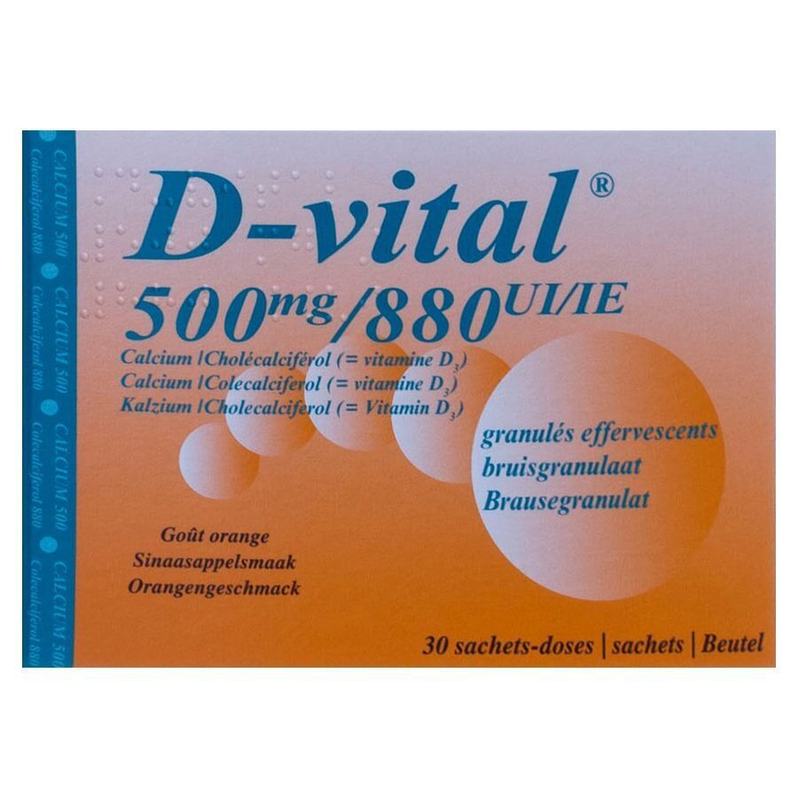 D-vital 500/880 Bruis Zakje 30