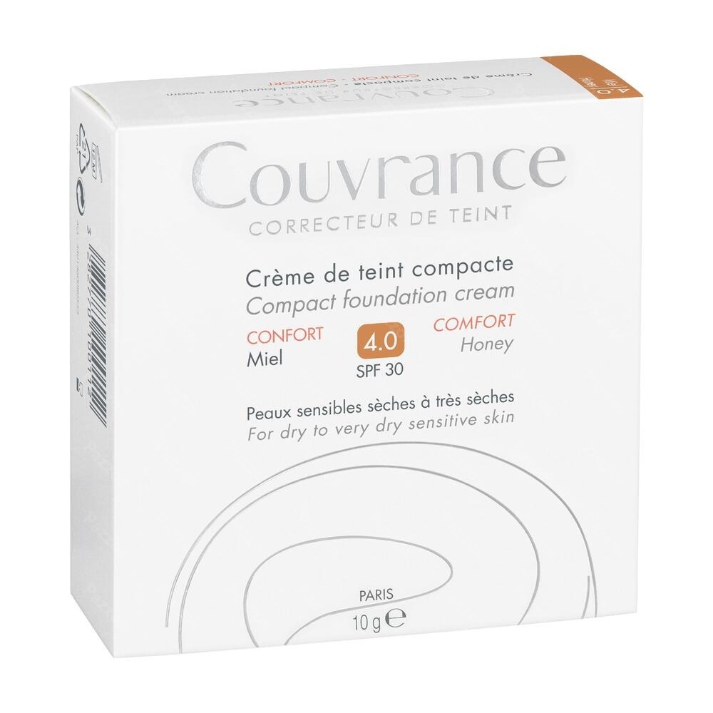 Avène Couvrance Getinte Compacte Teint Comfort 4 Miel 10g