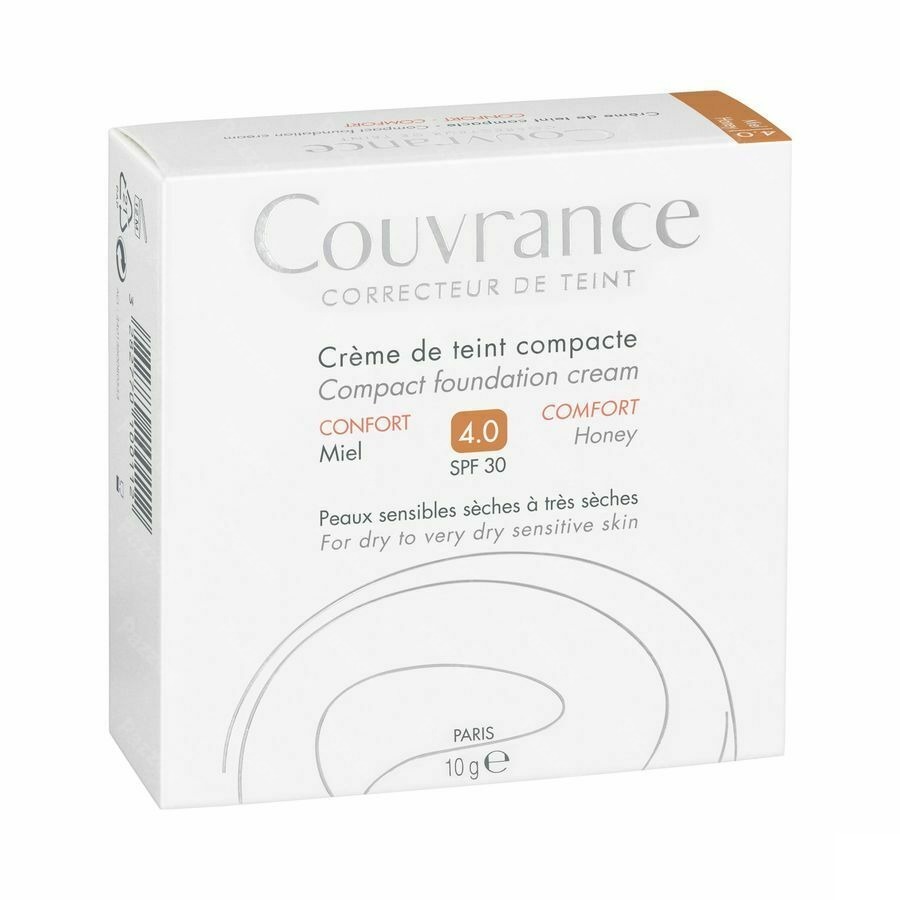 Avène Couvrance Getinte Compacte Teint Comfort 4 Miel 10g