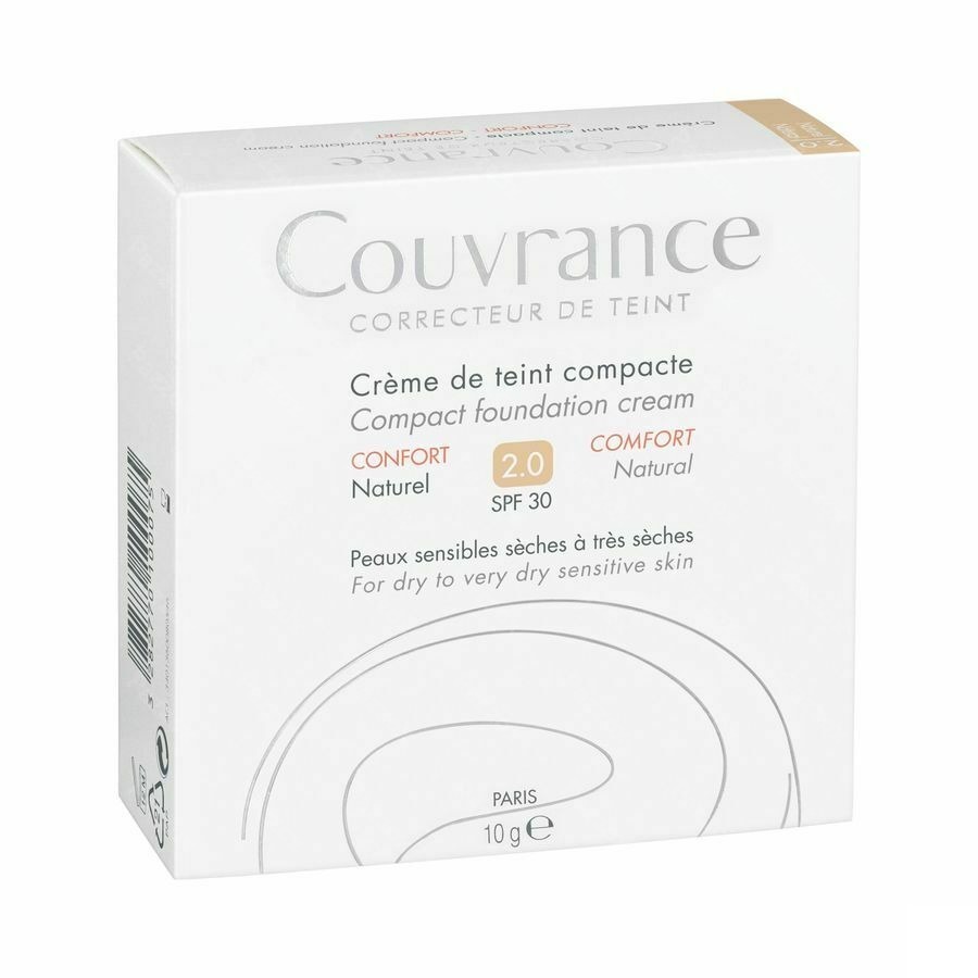 Avène Couvrance Getinte Compacte Crème Comfort 2 Naturel 10g