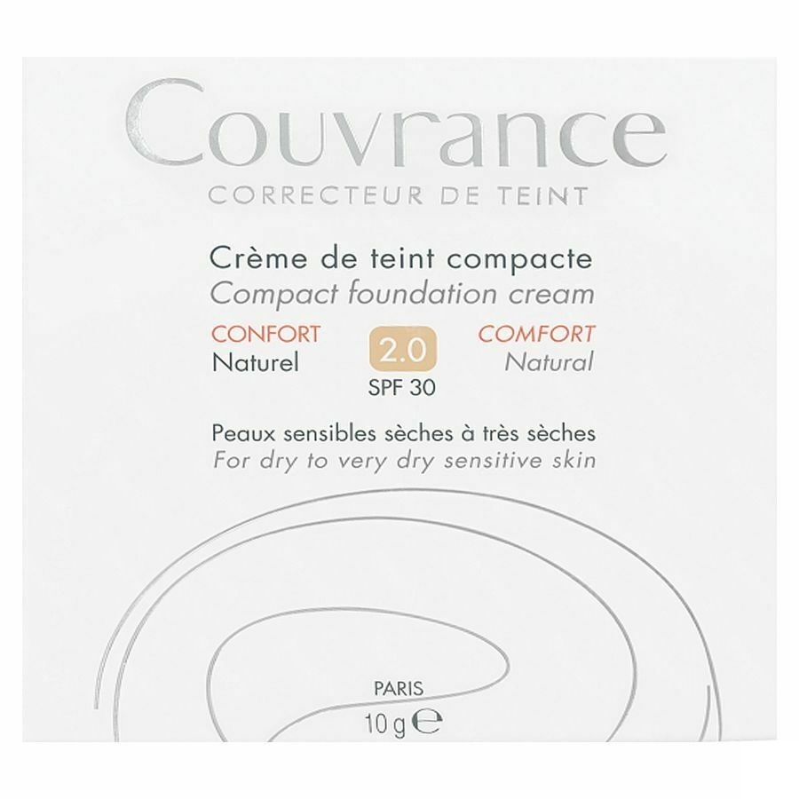 Avène Couvrance Getinte Compacte Crème Comfort 2 Naturel 10g