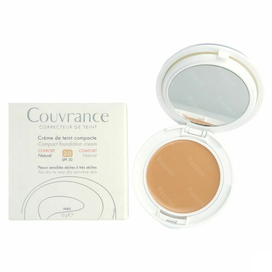 Avène Couvrance Getinte Compacte Crème Comfort 2 Naturel 10g