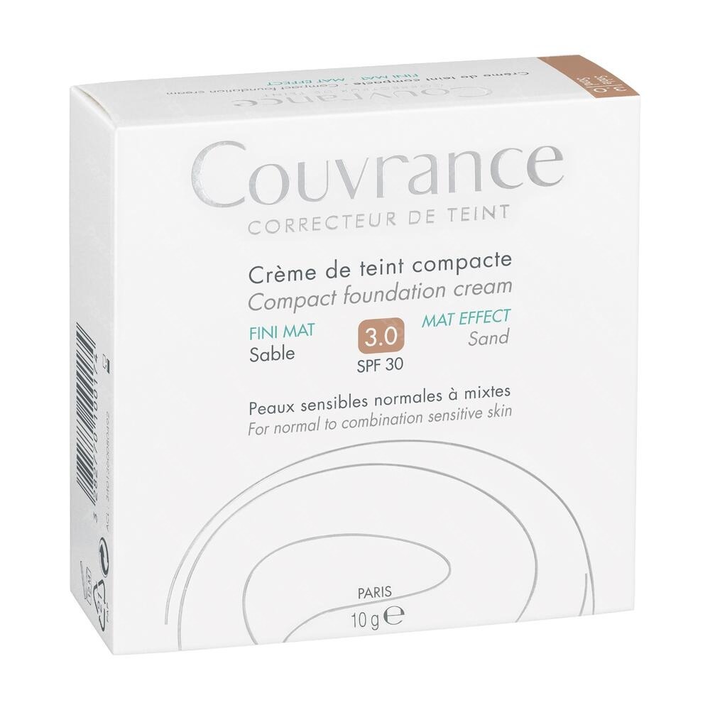 Avène Couvrance Getinte Compacte Crème Olievrij 03 Sable 10g