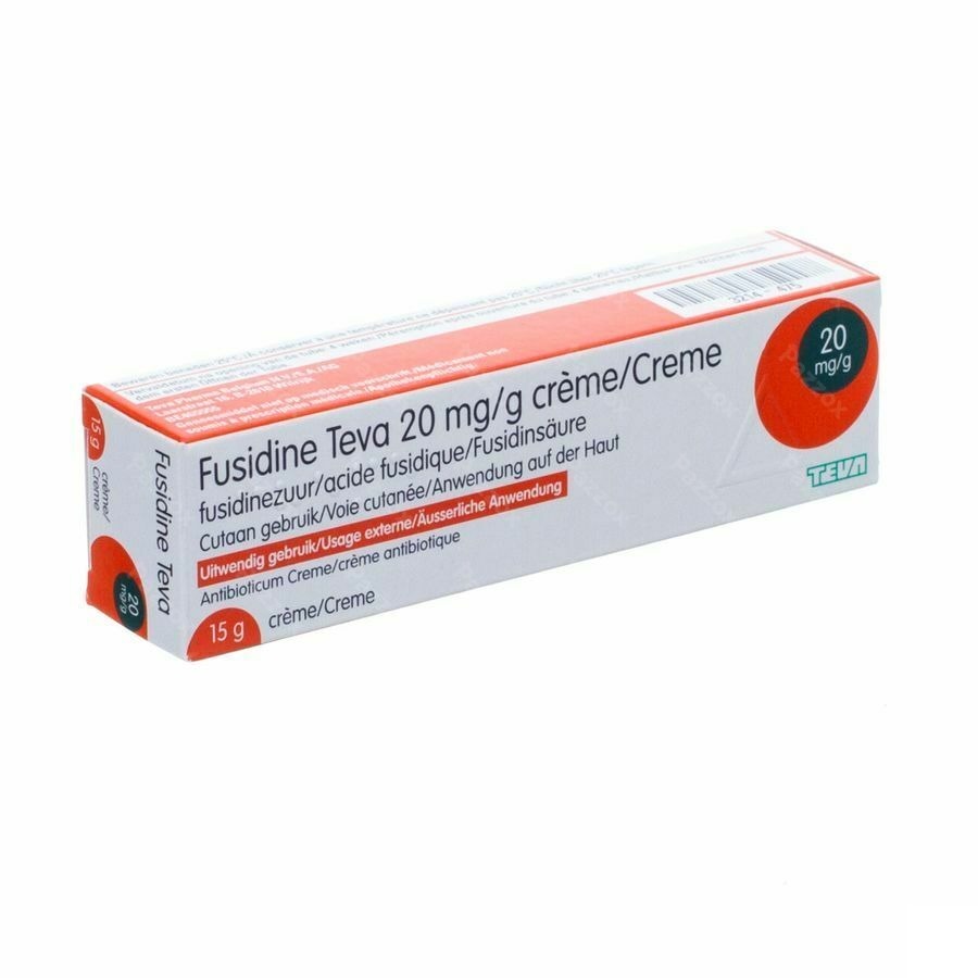 Fusidine Teva 20mg/g Crème 15g