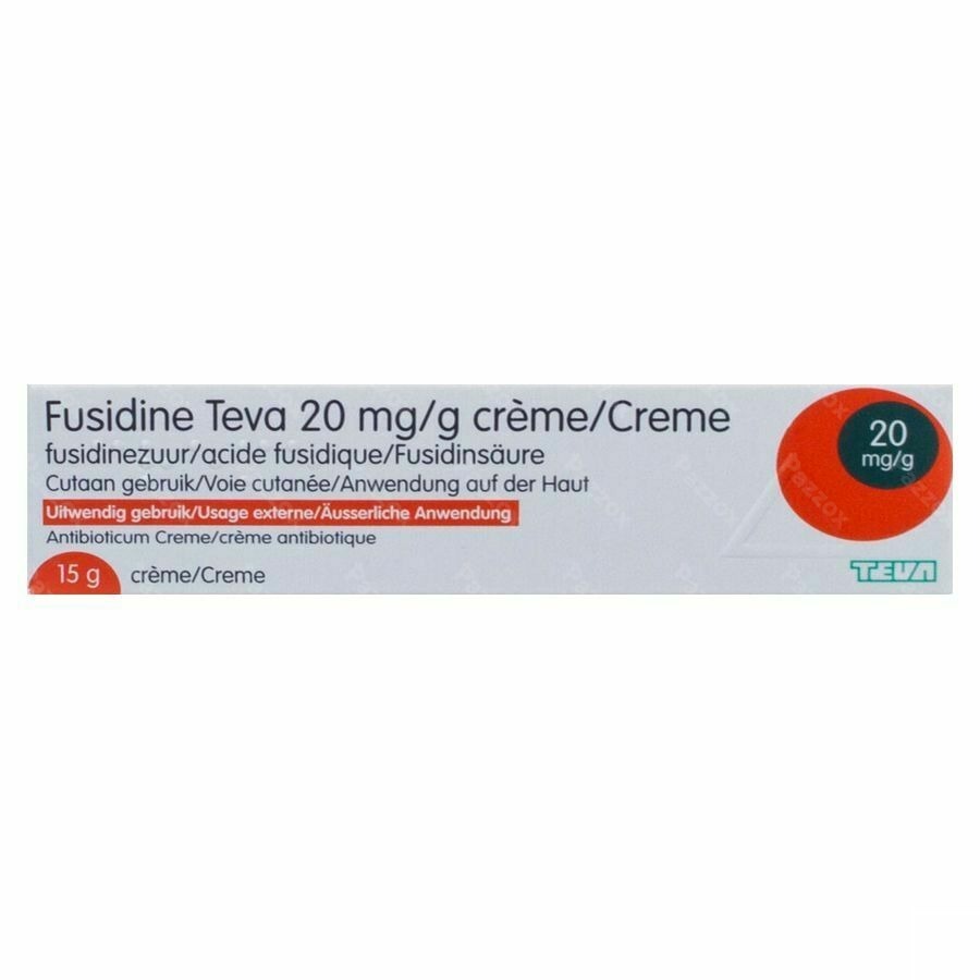 Fusidine Teva 20mg/g Crème 15g