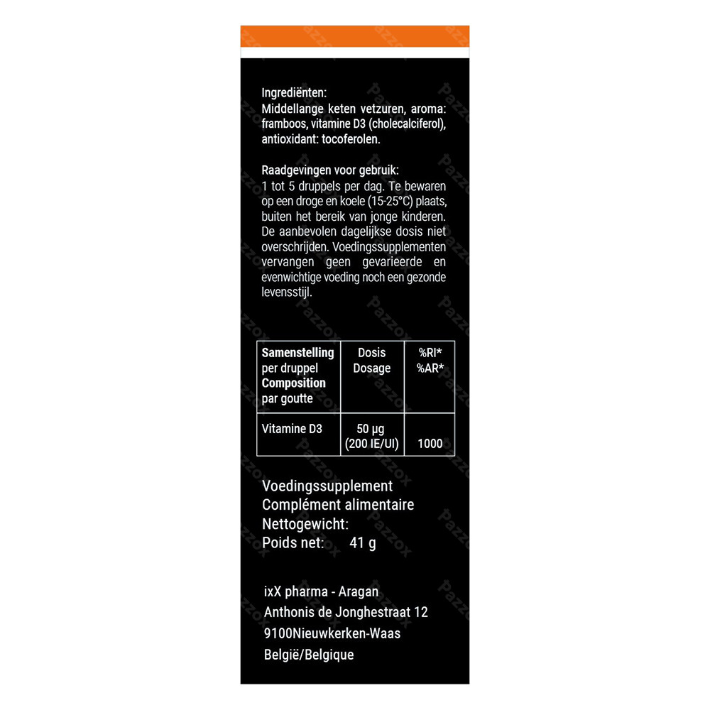 D-ixX Ultra 2000 IU Druppels 10ml