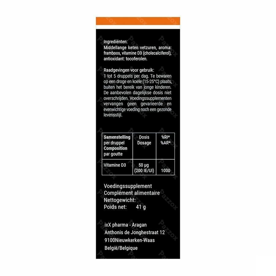 D-ixX Ultra 2000 IU Druppels 10ml
