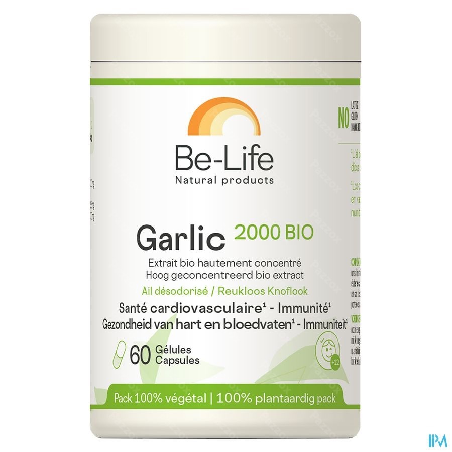 Be-Life Garlic 2000 Bio 60 capsules