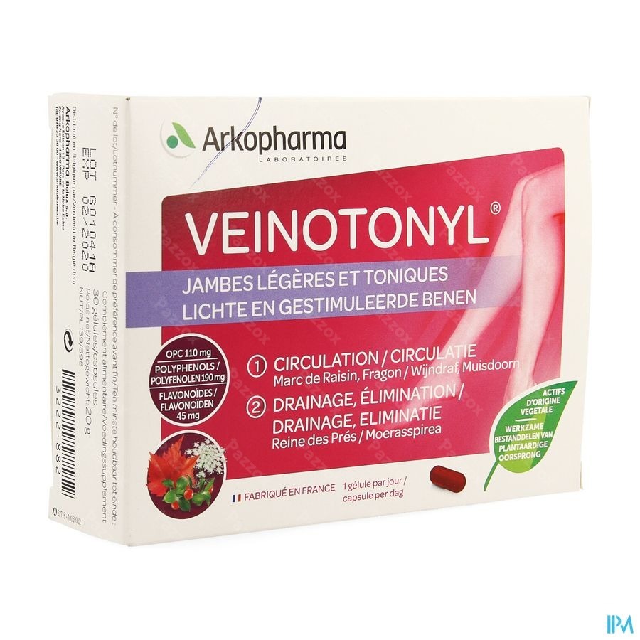 Veinotonyl Caps 30