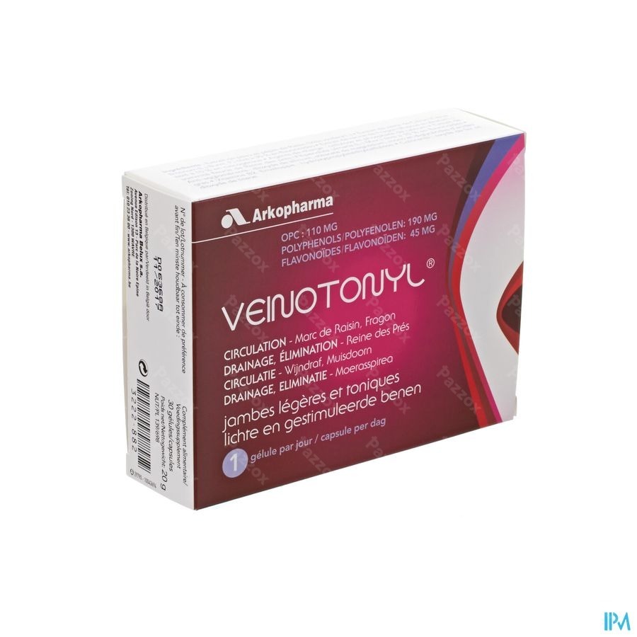 Veinotonyl Caps 30