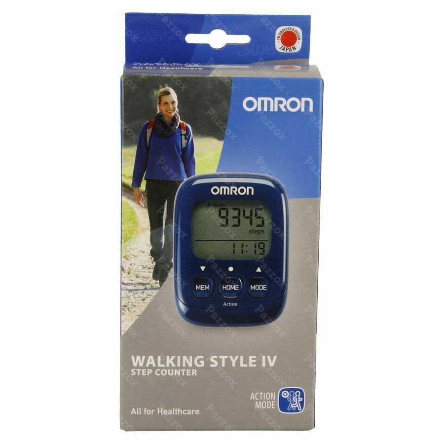 Omron Walking Style Iv Stappenteller Blauw