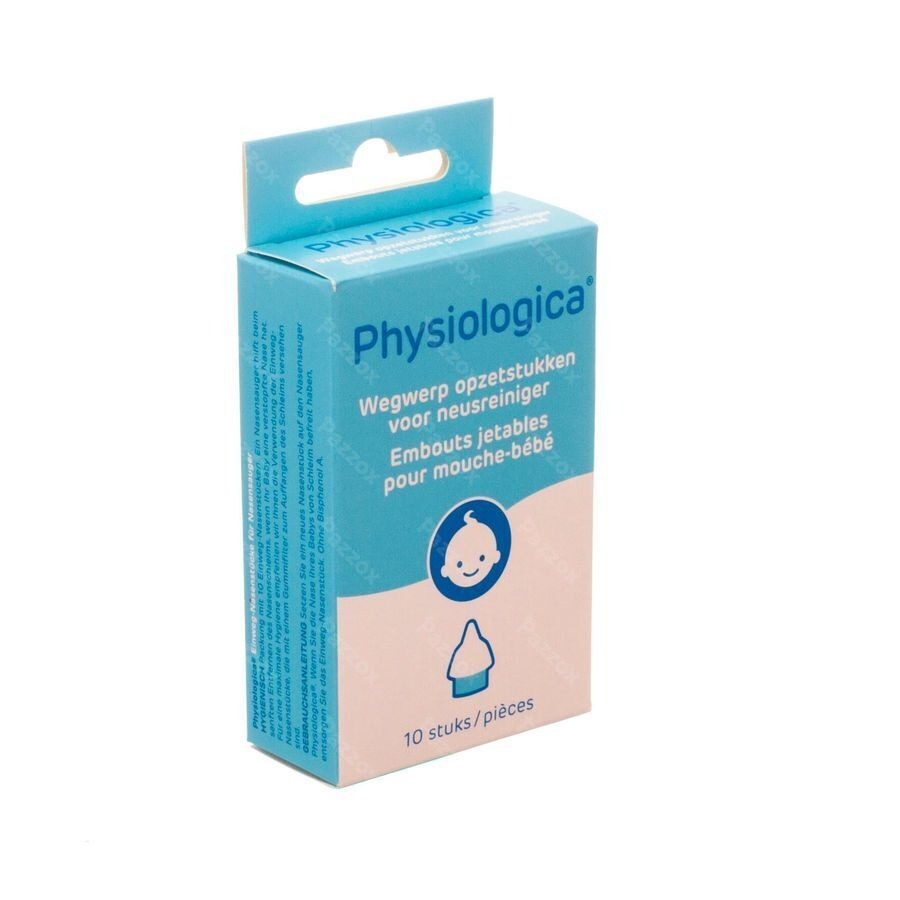 Physiologica Opzetstukken Neusreiniger Baby 10 Stuks
