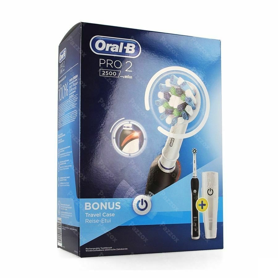 Oral B Pro 2500 Cross Action Black