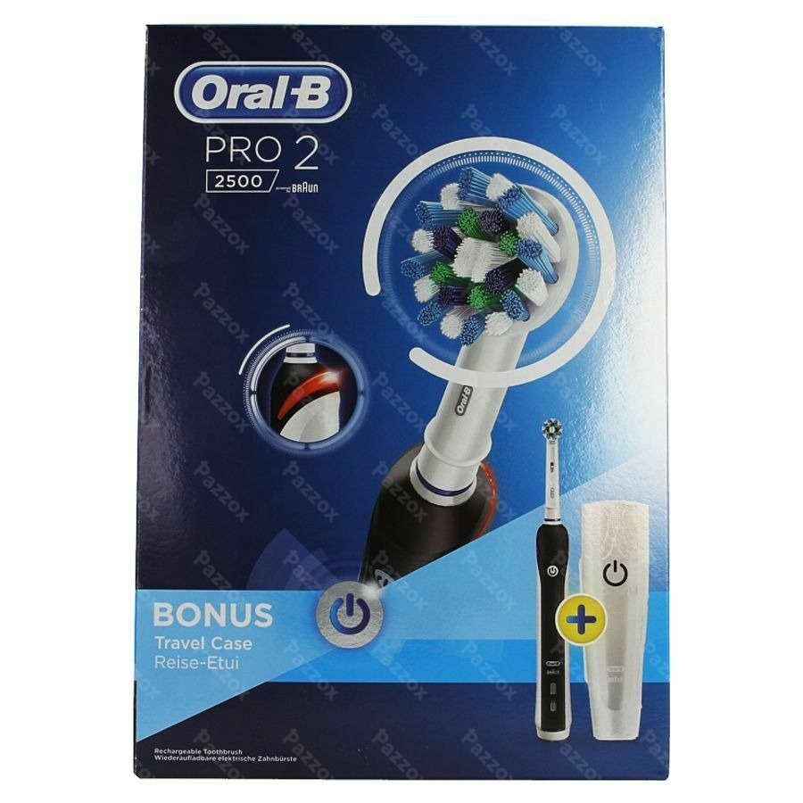 Oral B Pro 2500 Cross Action Black