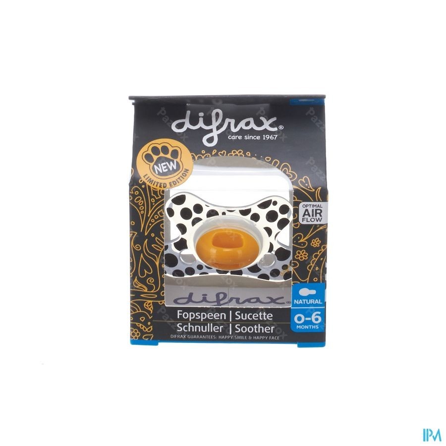 Difrax Fopspeen Natural 0-6m Special Edition