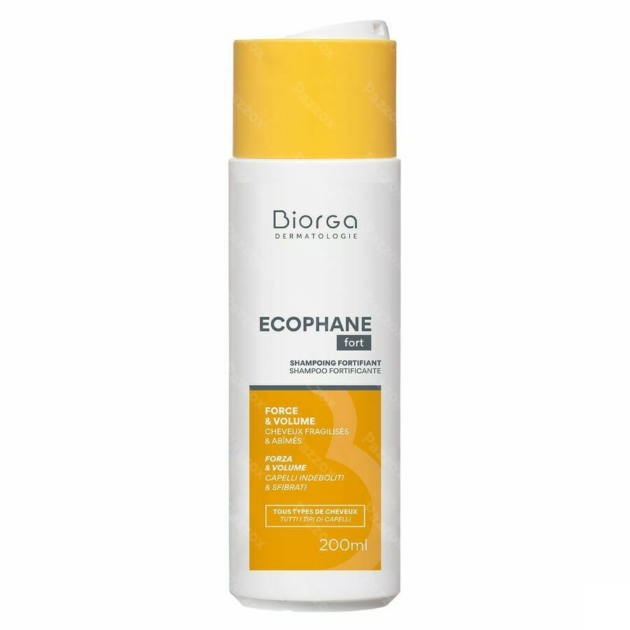 Biorga Ecophane Versterkende Glansshampoo Broos en Dof Haar Zonder Siliconen 200ml