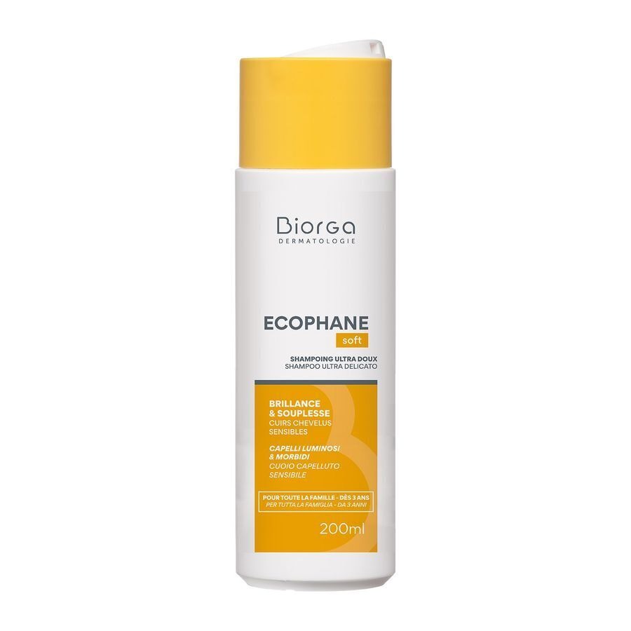 Ecophane Biorga Ultra Zachte Shampoo Silicoonvrij Voor Gevoelige Hoofdhuid 200ml