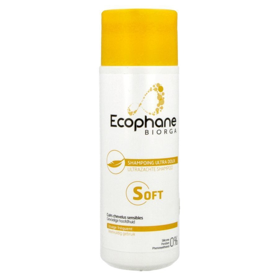 Ecophane Biorga Ultra Zachte Shampoo Silicoonvrij Voor Gevoelige Hoofdhuid 200ml