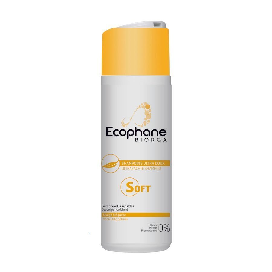 Ecophane Biorga Ultra Zachte Shampoo Silicoonvrij Voor Gevoelige Hoofdhuid 500ml