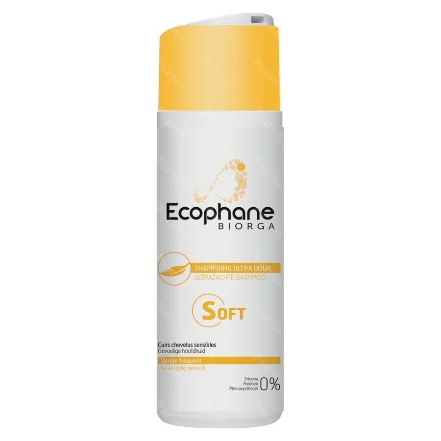 Ecophane Biorga Ultra Zachte Shampoo Silicoonvrij Voor Gevoelige Hoofdhuid 500ml