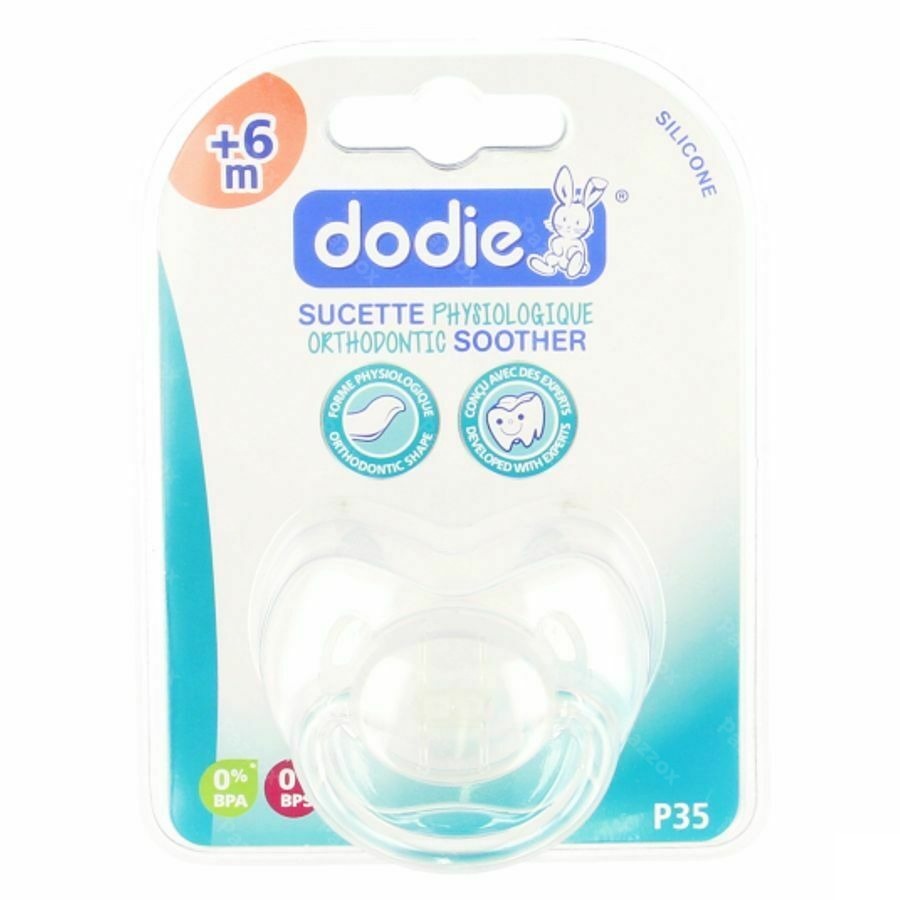 Dodie Fopspeen Fysio Silic. 1 +6m Super Baby